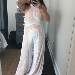 Free People Lace Romper